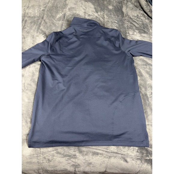Birddogs Mens Quarter Zip Pullover Navy Blue Performance Stretch Small 5462 - Picture 5 of 6